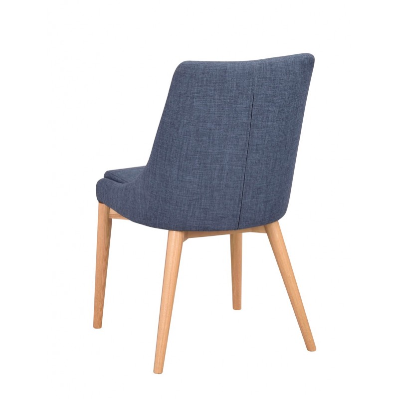 RO Be Dining Chair Blue/Oak